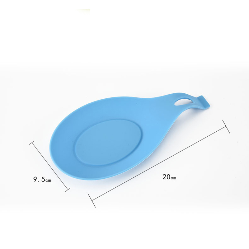 Silicone Insulation Spoon Rest Heat Resistant Placemat Drink Glass Coaster Tray Spoon Pad Eat Mat Pot Holder Kitchen Accessories