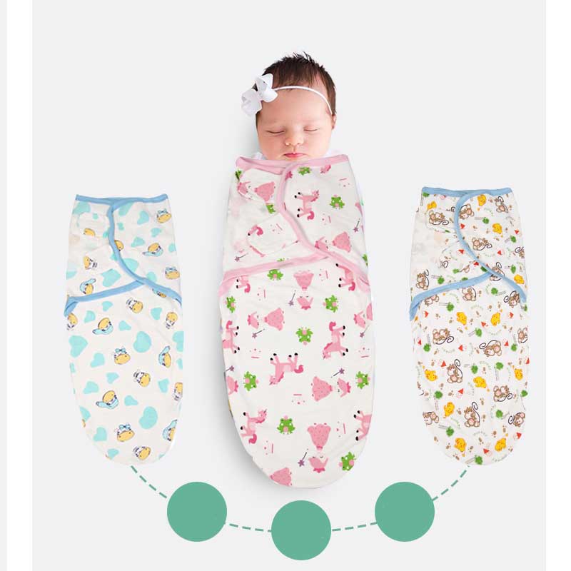 Babies Sleeping Bags Newborn Baby Cocoon Swaddle Wrap Envelope Cotton 0-3 Months Baby Blanket Swaddling Wrap Sleepsack