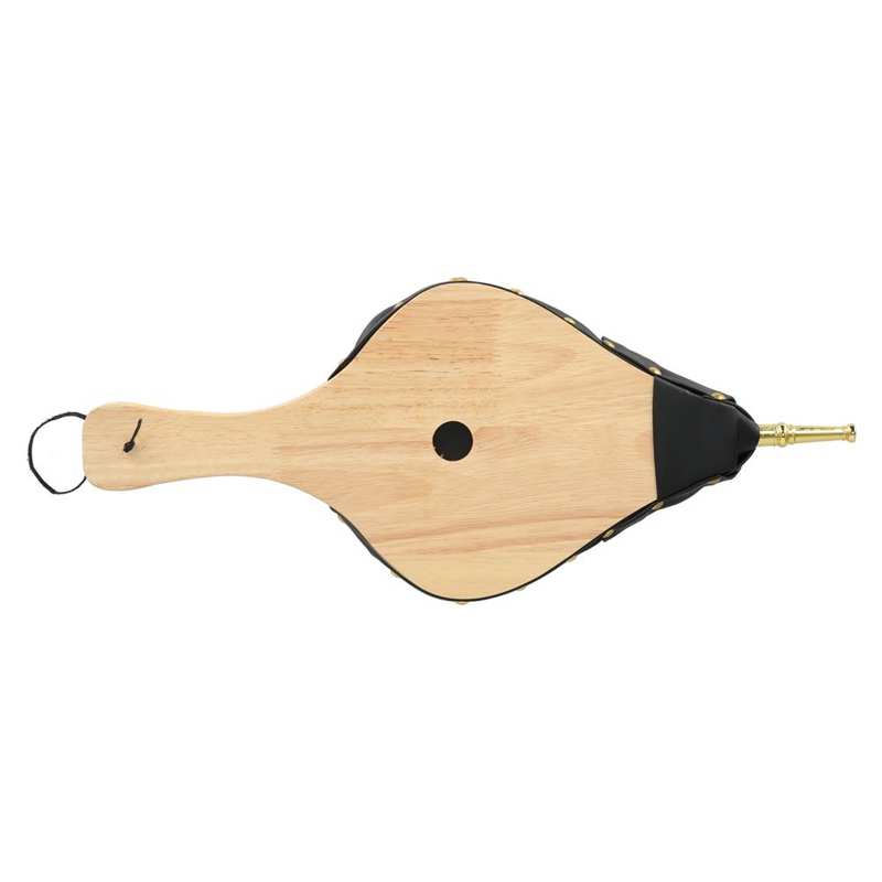 Fireplace Wooden Blower Portable Wood Safe Easy To Use Fireplace Bellows for Grill Chimney