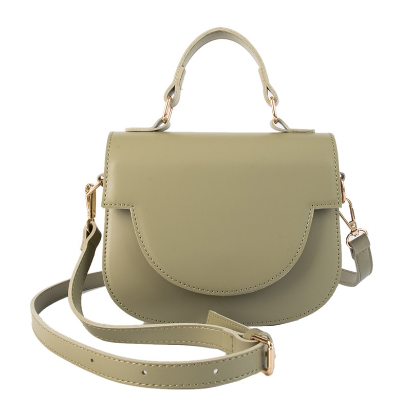 Pu Lederen Crossbody Tas Voor Vrouwen Mini Schouder Eenvoudige Tas Vrouwelijke Eenvoudige Handtassen En Portemonnees Totes