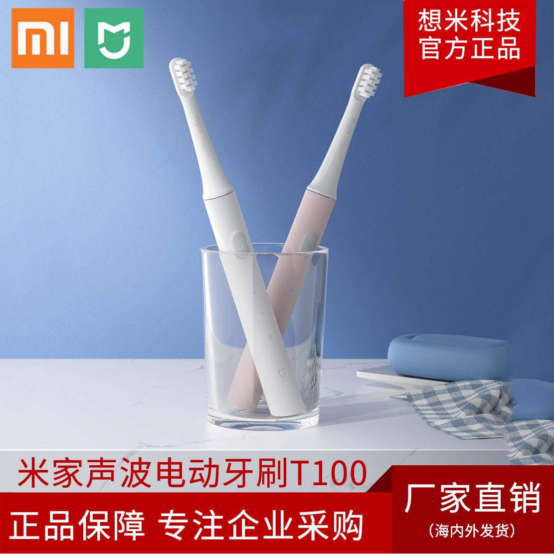 Hirse MJ Sonic Elektrische Zahnbürste T100 Haushalt Smart Wasserdichte Wiederaufladbare Studenten Partei JUNGEN Und GIRL'S Paare