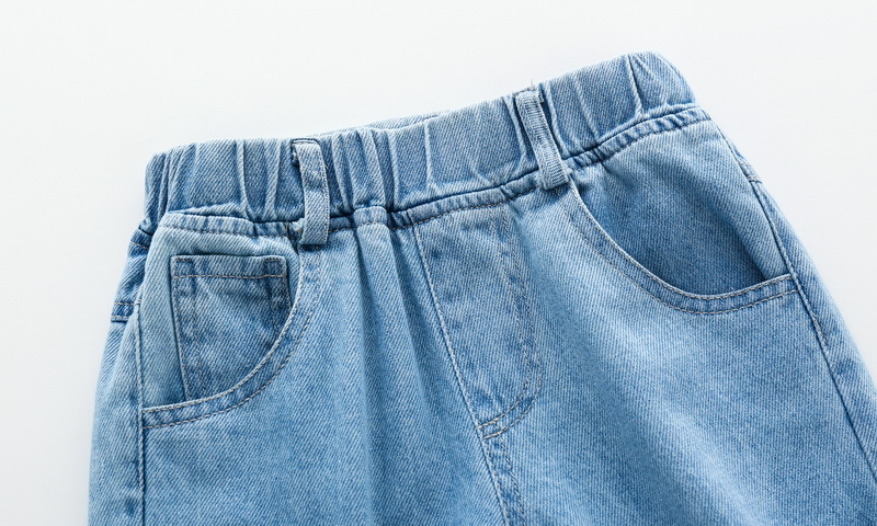 Summer Korean Baby Boy Shorts Boy Jeans Pants Casual Jeans For Boys Kids Letter Baby Boy Jeans Clothes