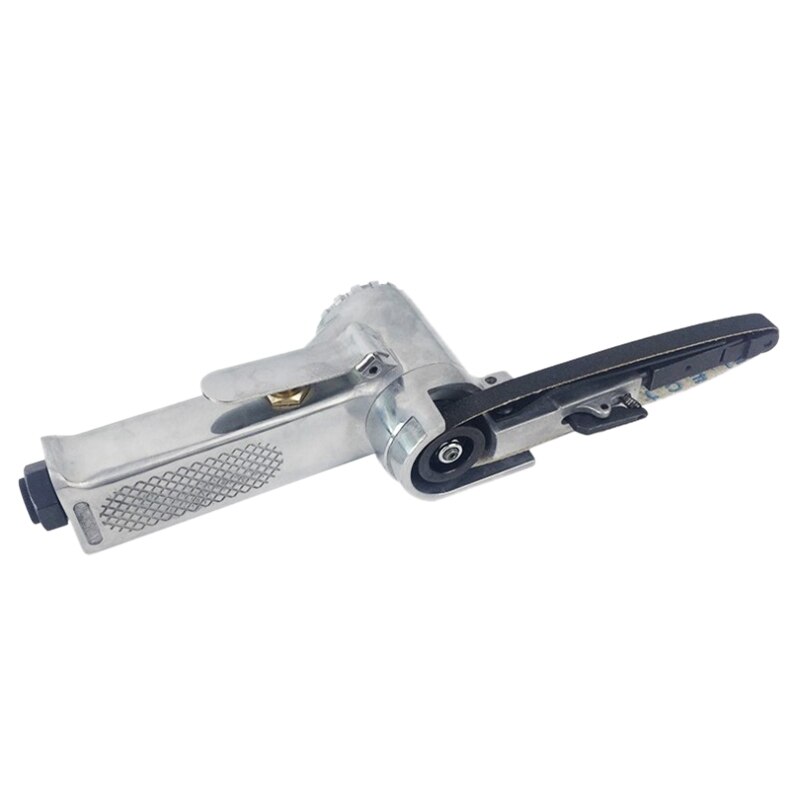 Luchtbandschuurmachine, haakse slijper, luchthaakse slijpmachine met schuurbanden voor luchtcompressor, schuurgereedschapset met pneumatische gereedschappen