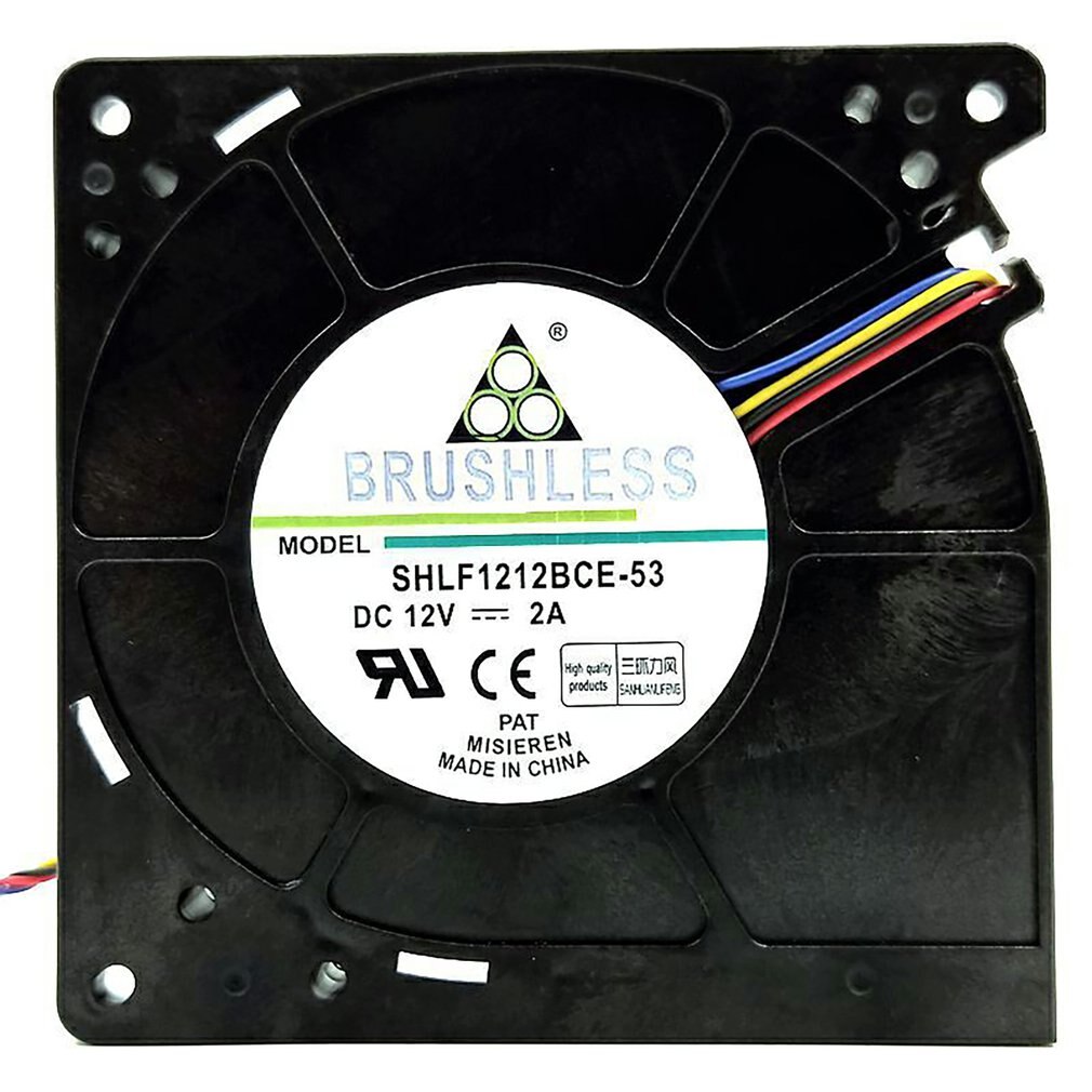 12032 12V 2.0A Large Air Volume High Speed 4 Pin Industrial Speed Measurement Turbo Blower Drier Cooling Fan