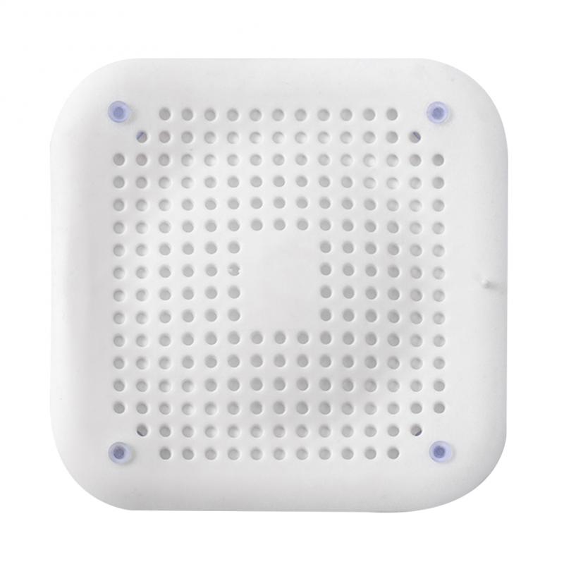 Filtre Anti-blocage pour cheveux, filtre domestique pour évier, filtre Anti-blocage pour douche, bouchon de vidange de sol, accessoires de cuisine et de salle de bains: 01 white