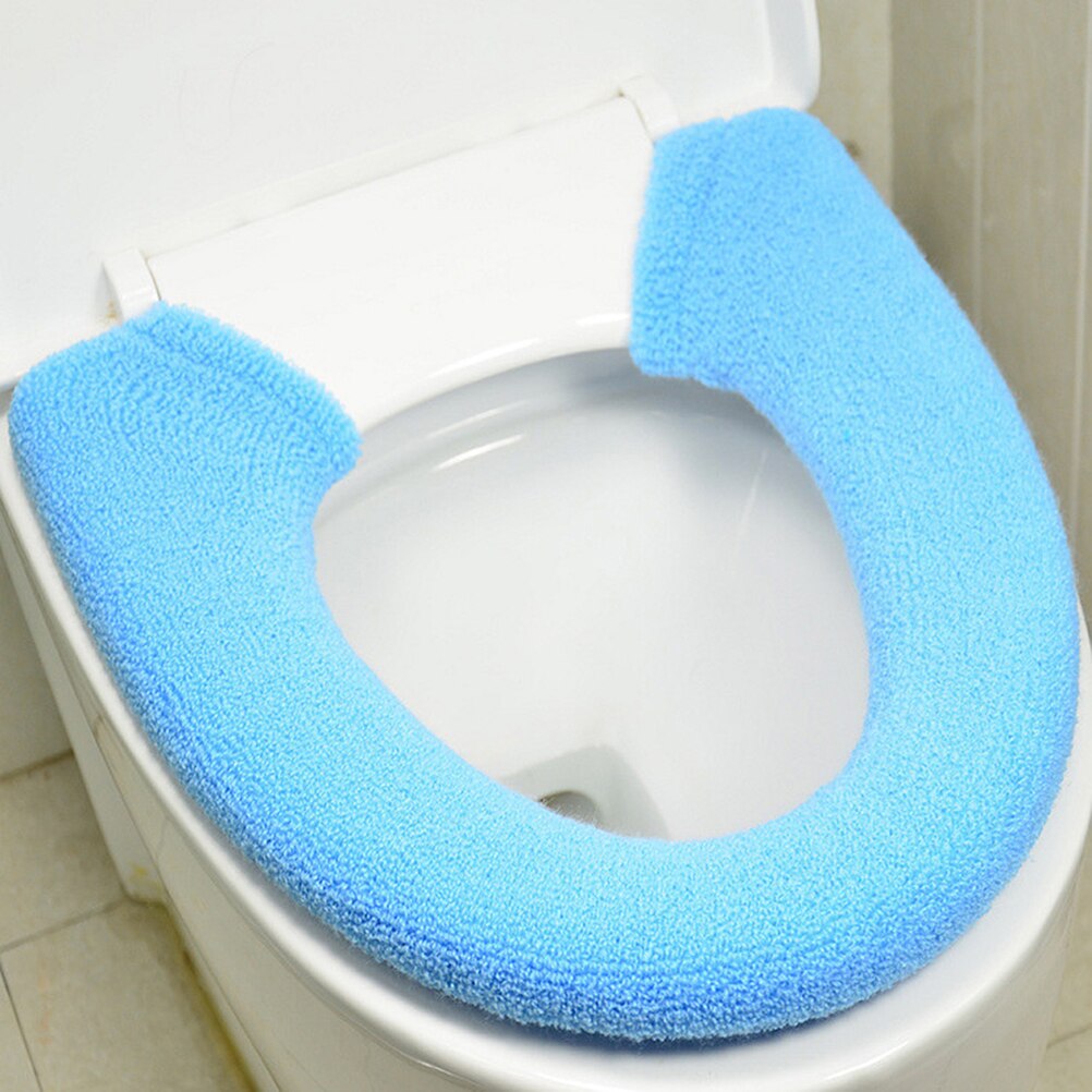 Housse de siège de toilette épais, tapis de coussin (violet)