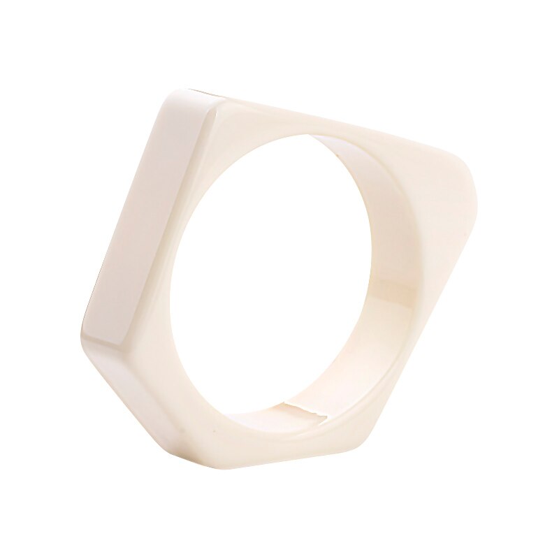 Guanlong marca design geométrico irregular resina pulseira pulseiras puseiras jóias para transporte da gota por atacado: beige