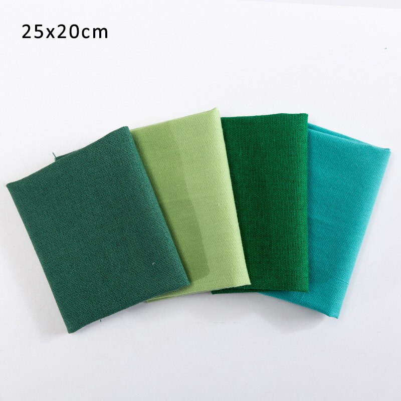 25*20CM 4 Pcs Cotton Fabric Printed Cloth Sewing Quilting Fabrics for Patchwork Needlework Multi Purpose DIY Handmade Material