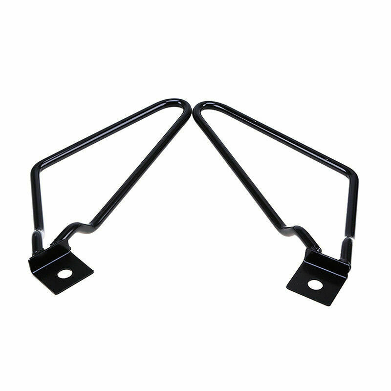 2Pcs Motorcycle Black Saddle Bag Support Rod Mounting Bracket for Harley Sportster Xl 883 1200Travel Bag Bracket