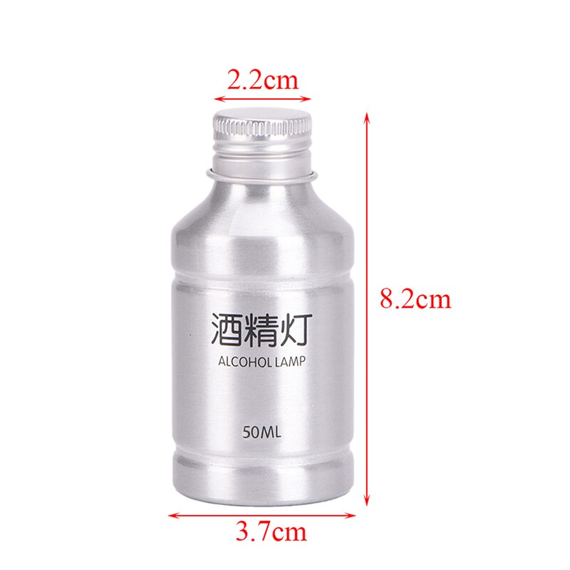 50 ml Burner Lamp Equipment Heating Laboratory Supplies Portable Metal Alcohol Lamp Chemistry Alcohol