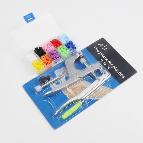 U form fäste snäpptång kam knapp  + 150 set  t5 plast harts tryckknapp tryckknapp tyg knapp press maskin syverktyg: Stil 1