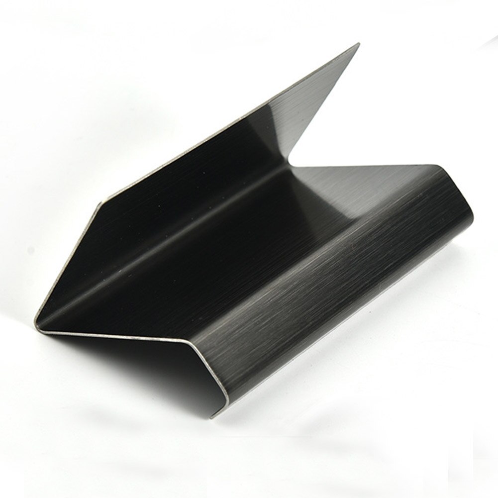 Business Name Card Holder Stainless Steel Display Stand Rack Organizer Multifunctional Desk Sign Label Frame Exhibition Rack