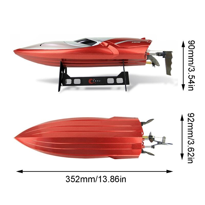 Rc Boot 2.4G 4 Kanaals High Speed Afstandsbediening Racing Water Snelheid Boot P31B