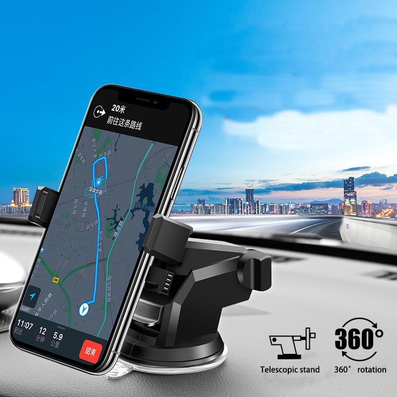 Verticale Voorruit Zwaartekracht Sucker Auto Telefoon Houder Intrekbare Opvouwbaar En Draaibaar Telefoon Stand Voor Auto Mobiele Telefoon Houder