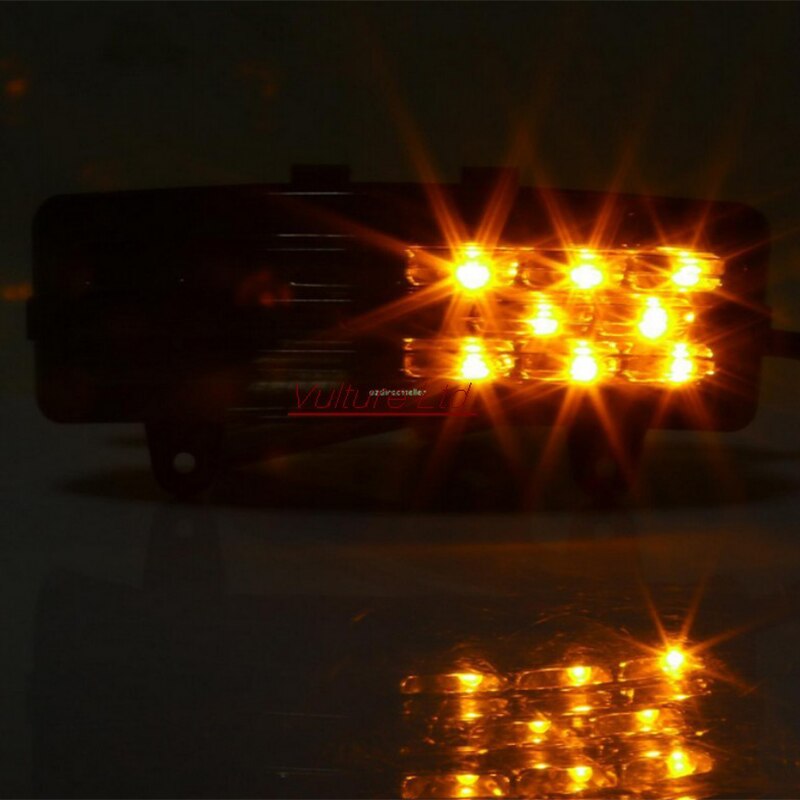 Tri-Bar LED Achterspatbord Remlicht Richtingaanwijzer Lamp Achterlicht Voor Harley Touring FLHX FLTRX