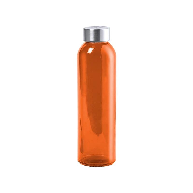 TIENDA EURASIA® Vasos Botellas De Para Agua Niños Deportiva Tazas Water Bottle Cristal Bicicleta Deporte Gimnasio Ciclismo Garrafa Gym Termica: NARANJA