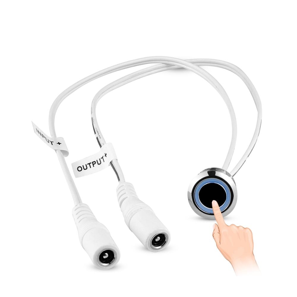 Led lysdæmper  dc12v-24v trinløse berøringssensor lysdæmpere til gør-det-selv 24v 12v led strip lys 5050 2835 smd led tape afbryder