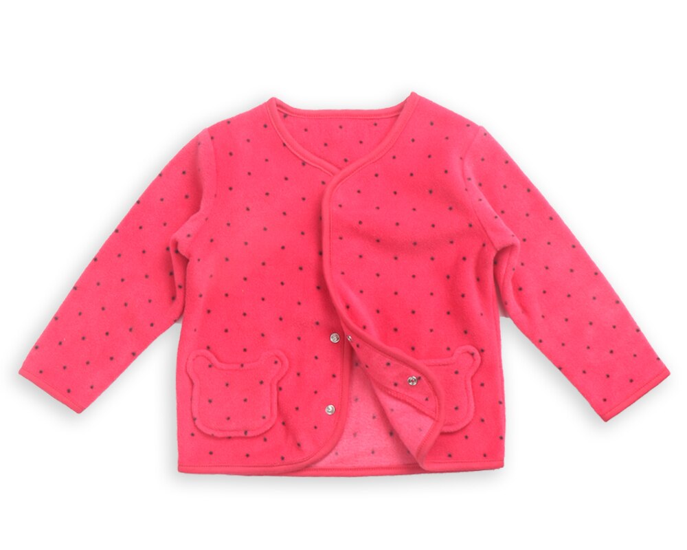 Baby Meisje Jas Baby Meisjes Warm Bovenkleding Tops Jas Bebe Meisje Winter Kleding Voor Baby Meisje Meisjes Winterjas lente Herfst: Rood / 18m