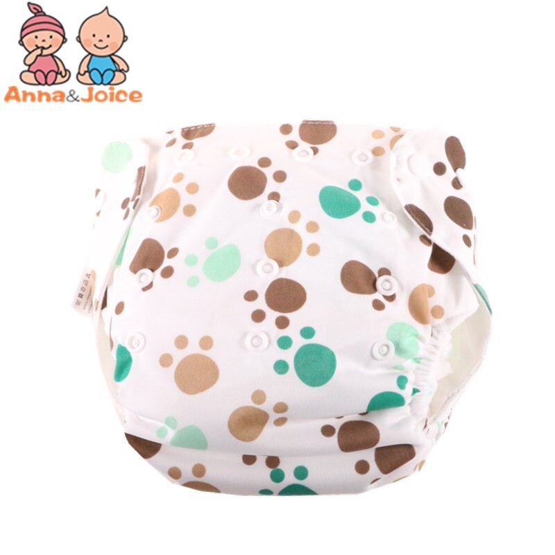 10 Uds., pañal de bebé, pantalones de aprendizaje lavables, pantalón de entrenamiento de algodón eTRX0020