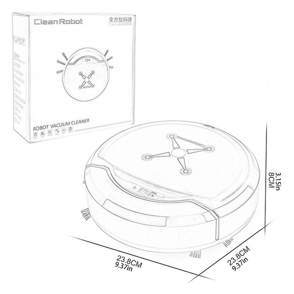 Home Smart Ultra-Thin Small Charging Vacuum Cleaners Sweeping Robot Automatic Home Cleaning Machine Robot Vacuum Cleaner