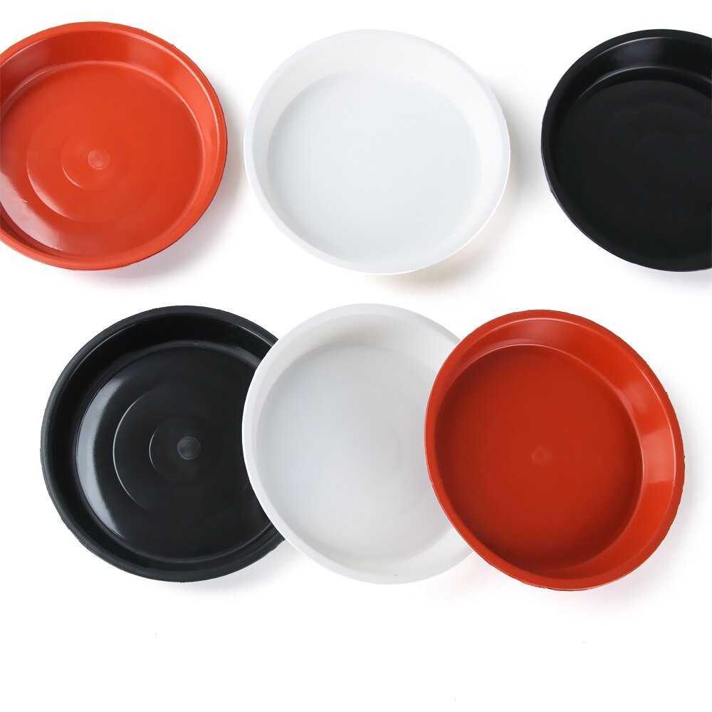 3Pcs 4/6/7/8 zoll Runde Anlage Untertasse Kunststoff Tray Untertassen Indoor Outdoor Durable Schwere duty Drip Trays Garten Liefert