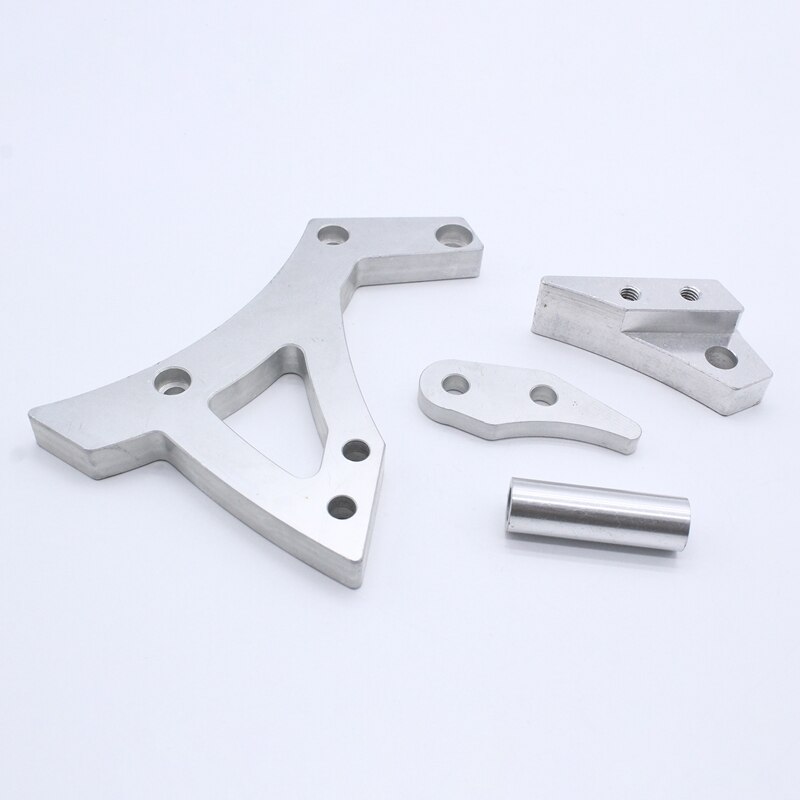 Alternator Bracket Kit Polished Billet Aluminum For Ford 351C Alternator Bracket 351 Cleveland Auto Parts