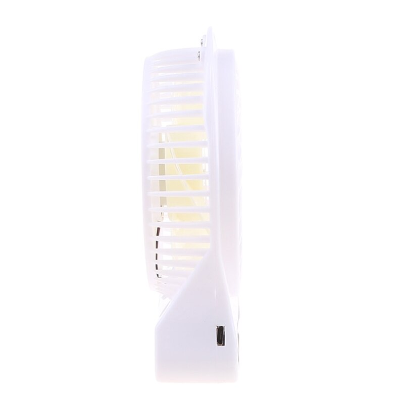 Portable LED Light Fan Air Cooler Mini Desk USB Fan Third Wind USB Fan