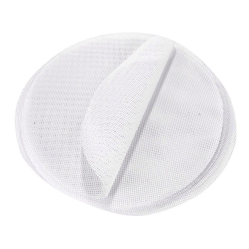 12 Uds. Alfombrillas de vaporera redonda de silicona prácticas almohadillas de vapor accesorio de bollo al vapor para Cocina Casera (blanco, diámetro en 16cm)