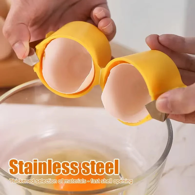 Eggshell Opener Beater Egg Shell Separator Household Kitchen Baking Tool