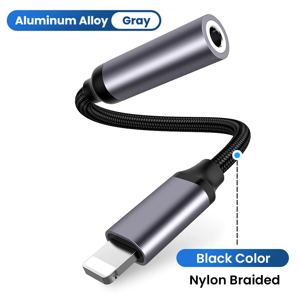 Do iPhone'a do 3 5 MM Kabel Jack Adapter AUX Do iPhone'a 12 13 14 Pro Adapter Złącze słuchawkowe Rozdzielacz audio akcesoria telefoniczne