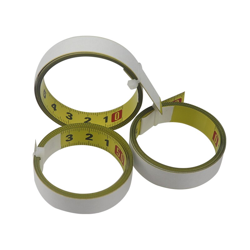 Miter Track Tape Measure Self-Adhesive Measuring Tape Steel Ruler Durable Wear-Resistan T-track Router Table Measuring Tools