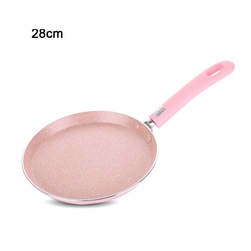 20cm 6 inches Frying Pan Pizza Pancake Non-Stick Pan Aluminum Pans Steak Frying Pot Gas Cooker Induction Cooker Pans: 28CM
