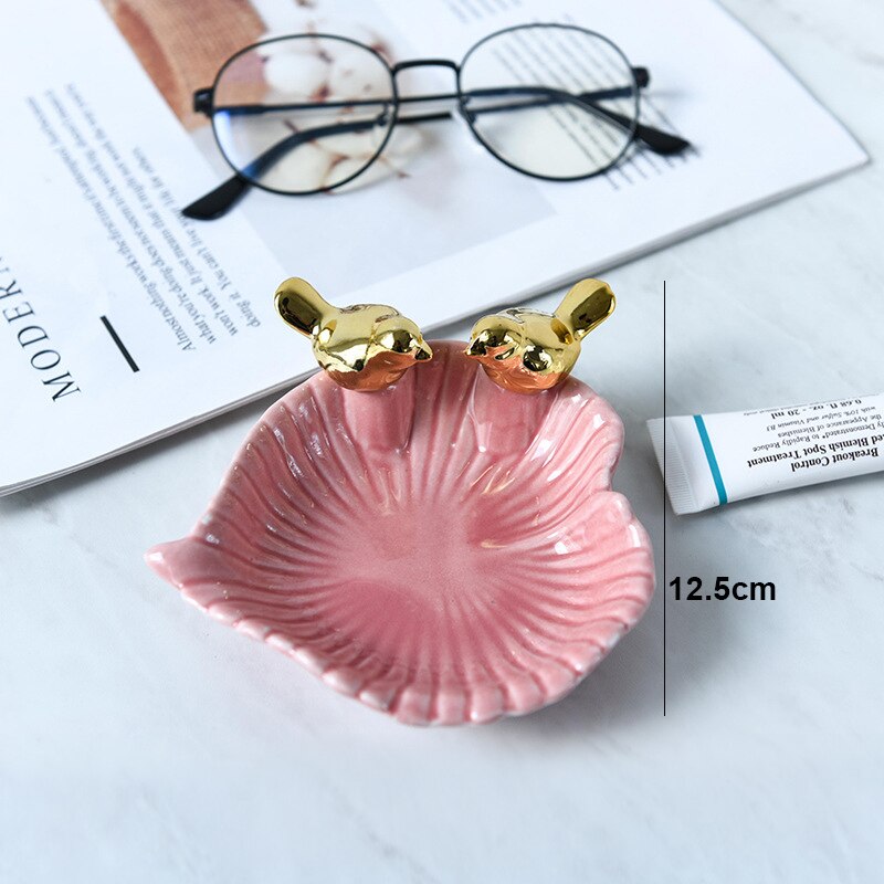 Nordic Keramische Sieraden Lade Decoratieve Schotel Voedsel Plaat Ketting Opslag Trays Ringen Armbanden Houder Creatieve Decoratie