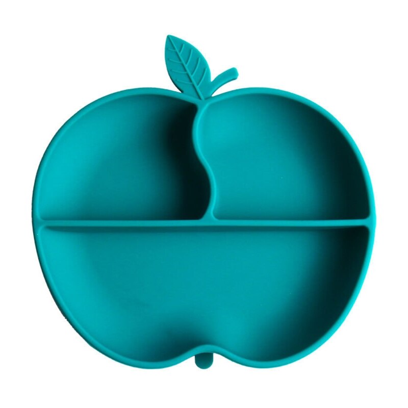 Antislip siliconen zuignap verdeeld bord training eten kom placemat