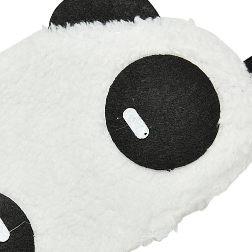 1 stk sød panda sovende øjenmaske lur øjenskygge tegneserie bind for øjnene søvn øjne dække sove rejse hvile plaster skygge