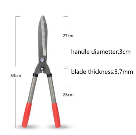 Cisaille à manche long pour arbres fruitiers, sécateur de jardinage, outils de greffage: gray handle