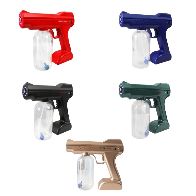Handheld Nano Sanitizer Sprayer Home Disinfection Atomizer Blue Ray Cordless