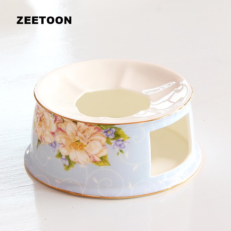 Calentador de té de estilo Pastoral, estufa de té , hueso de cerámica, China, accesorios para tetera, calentador de velas, maceta, Base de luces nocturnas