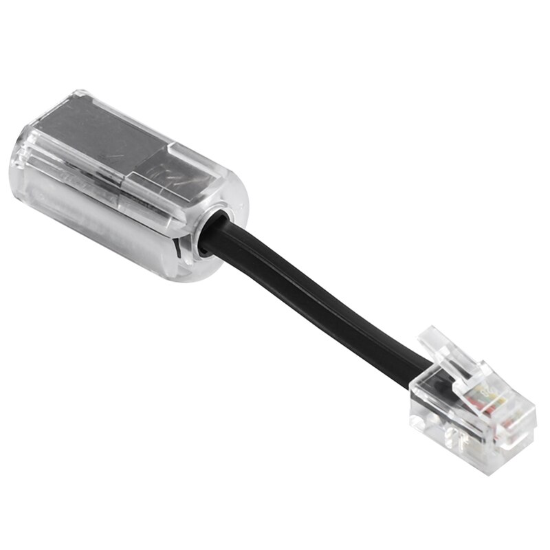 Telefonkabel-entwirrer, , 2er -Pack, schwarz, spiralförmig, telefonhörerkabel,  / 1.1 ft spiralförmig , 2er- Pack, schwarz, verlängert, drehbar