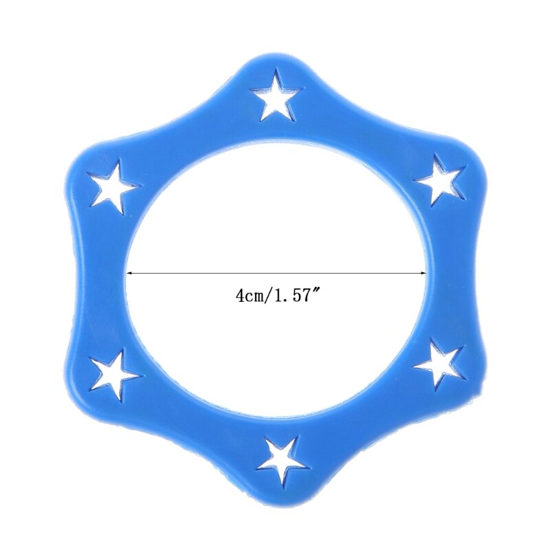 5 pcs Audio Plastic Anti-Roll Device for Handheld Microphones Anti-Roll Ring 40mm Inner Diameter Microphone Ring