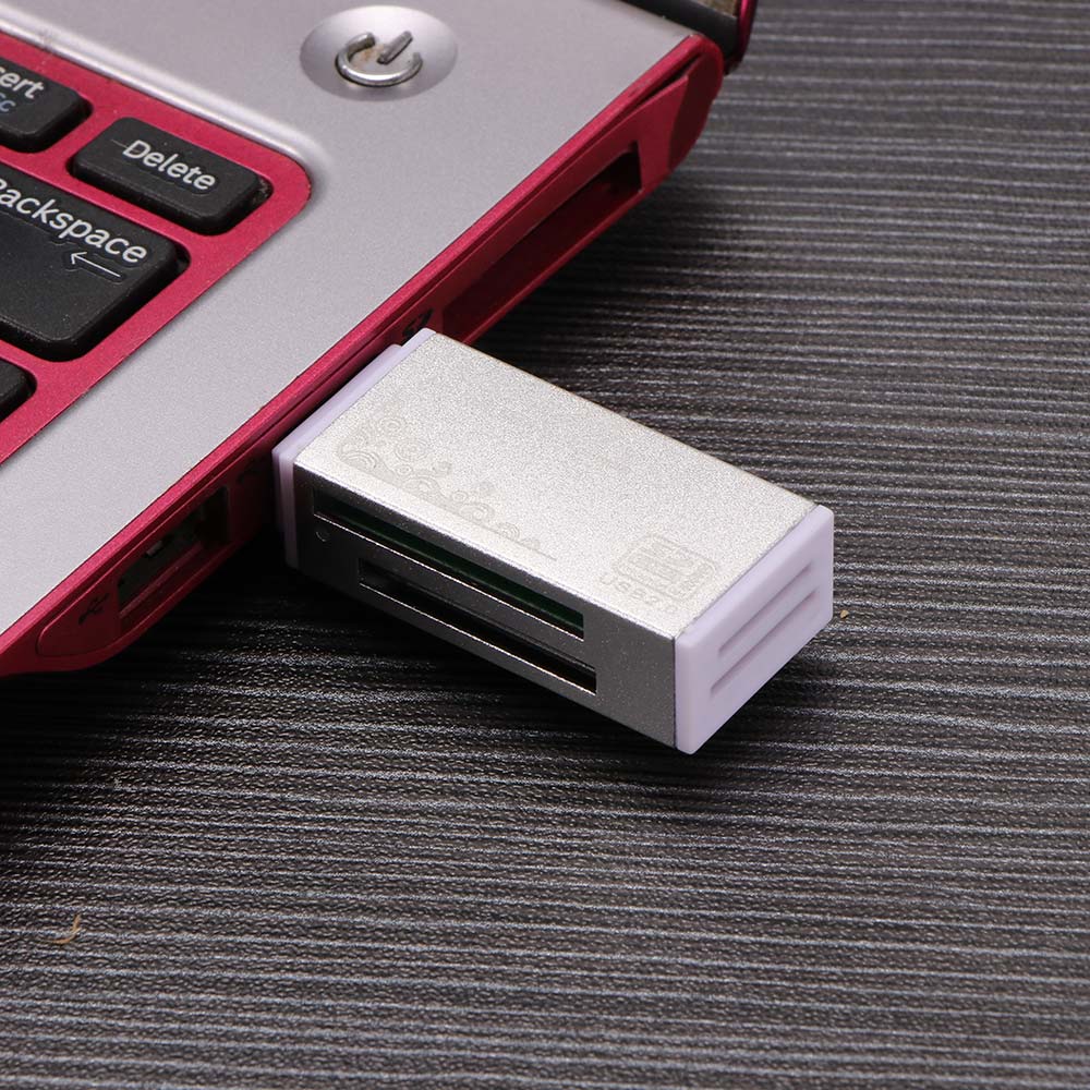 Pro duo geheugenkaartlezer adapter 4 in 1 usb 2.0 micro sd/tf sdhc mini kaartlezer kleur willekeurige mini kaartlezer