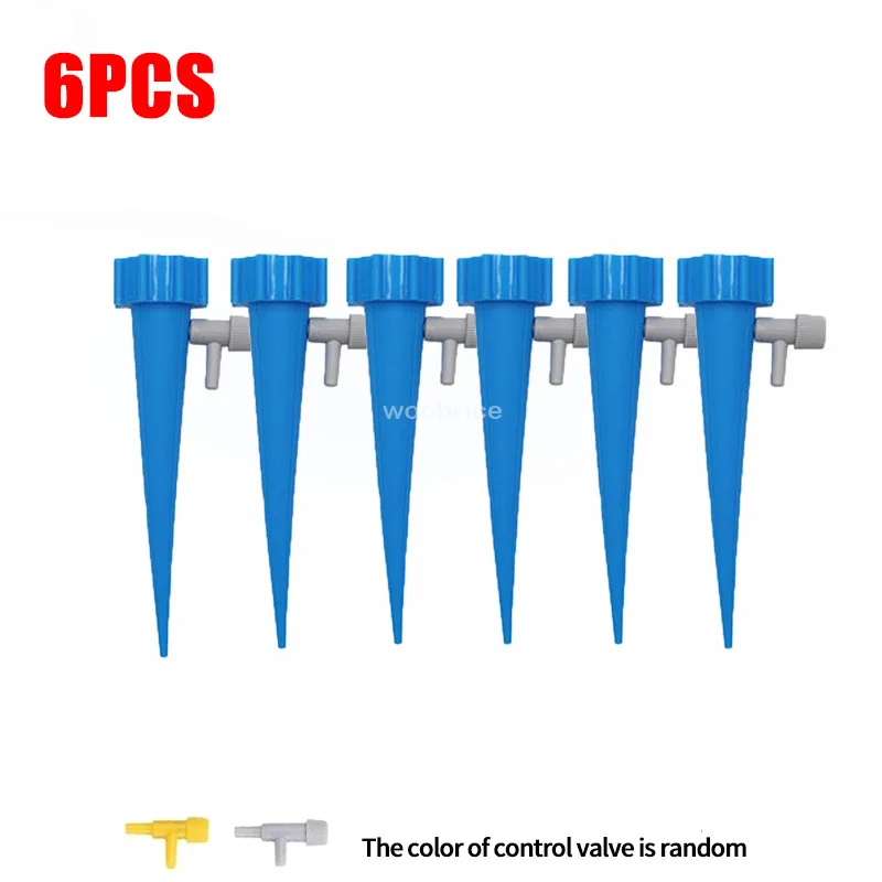 Automatic Watering Drip for Plants Droppers Automatic Drip Irrigation System Self Watering Adjustable Auto Water Dripper Device: Light Grey