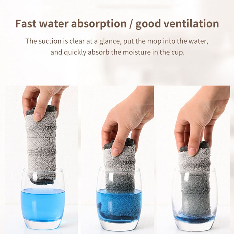 Mop Cloth Floor Mops Self Wringing Microfiber Mops For Floor Cleaning 360 Degrees With RP Ceramic Cleaning Tiles
