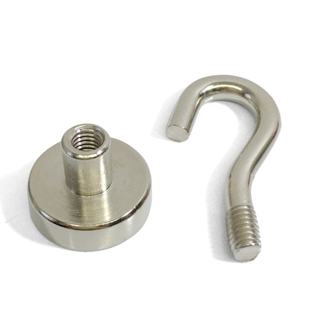 5/10 stk magnetisk krog kraftig krog magnetholder stærk magnetisk 8kg sugende vægkrog støtte kraftig vægophæng