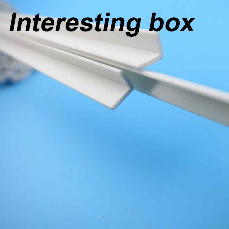 ABS profil kątowy Model materiał pręt plastikowy w kształcie litery L materiały eksploatacyjne mini akcesoria robić modeli