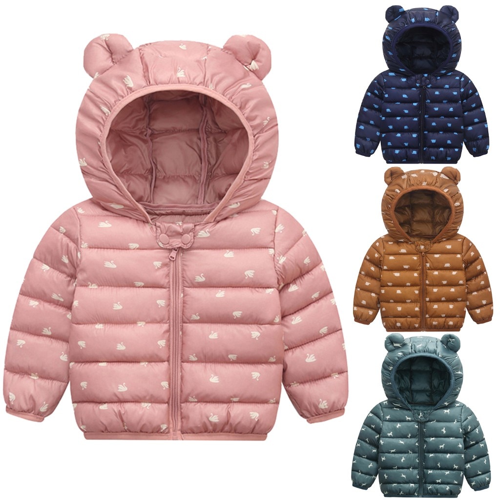 Coat For Girls Dot Print Zipper Hoodie Windbreaker For Girls Full Sleeve Hooded Winter Children'S Jackets Autumn Manteau Fille