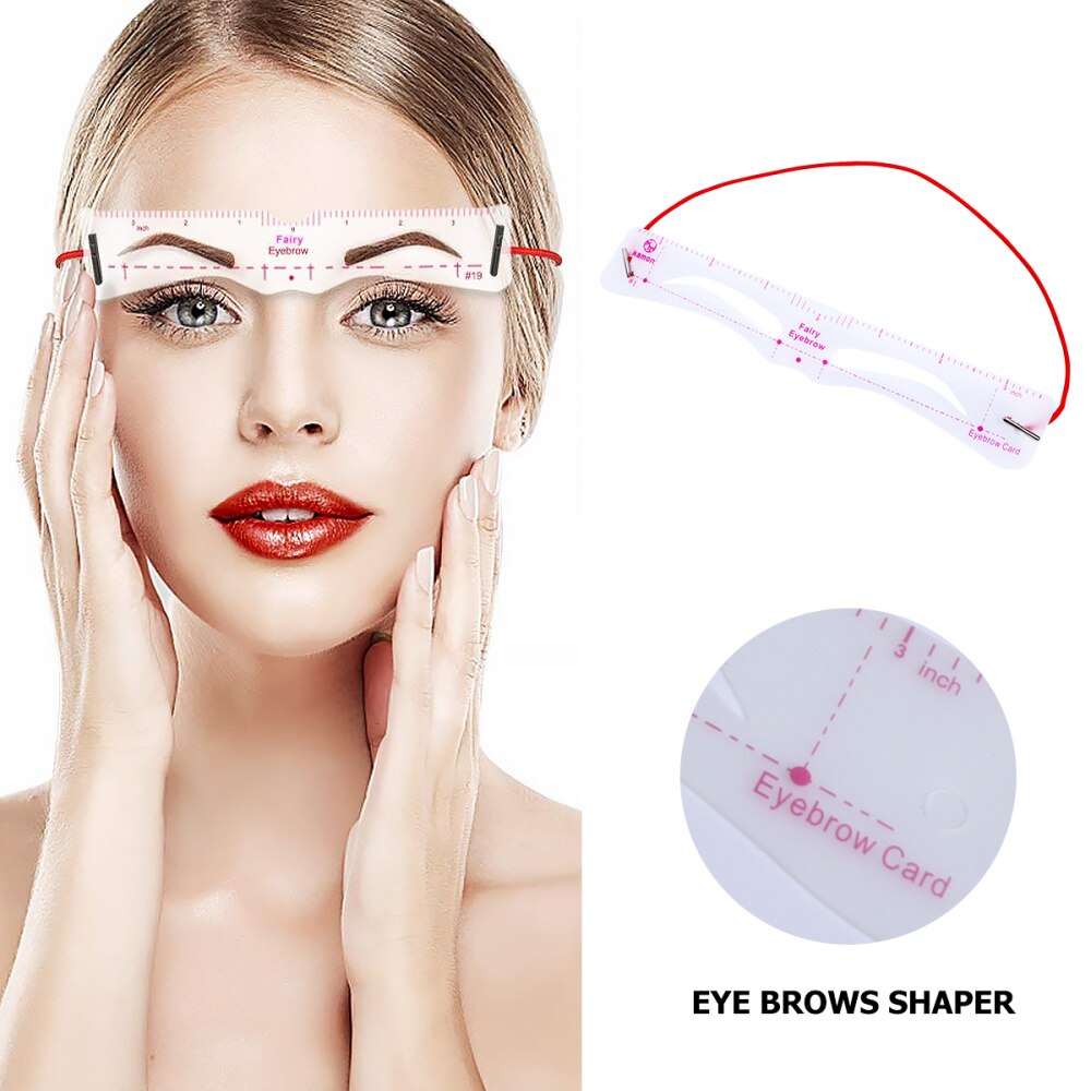 48 Pcs Practical Eyebrow Stencil Eyebrow Template Makeup Tool for Women Girl
