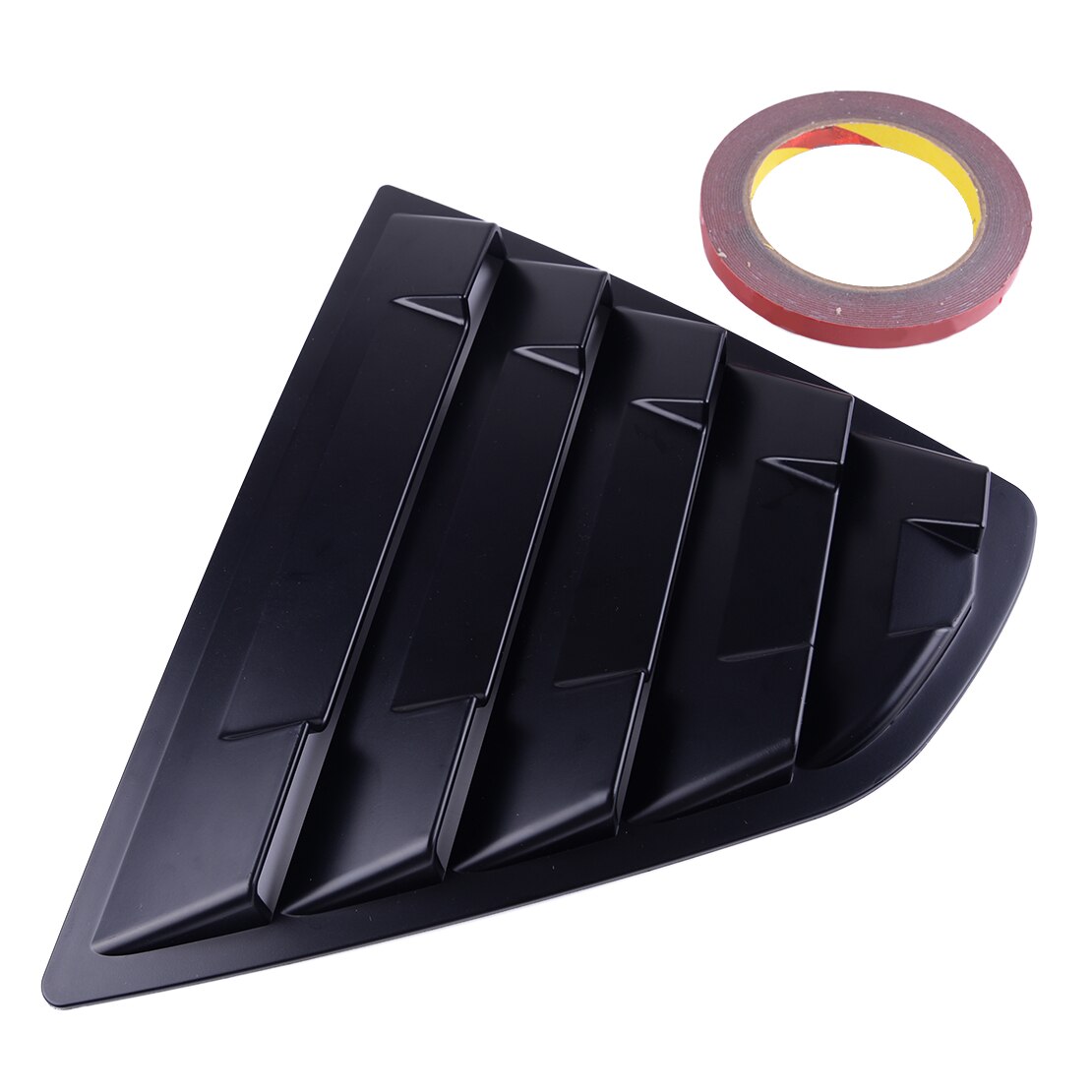 beler Black Car Rear Window Louver Sun Shade Vent Cover Fit for Toyota Camry Sedan