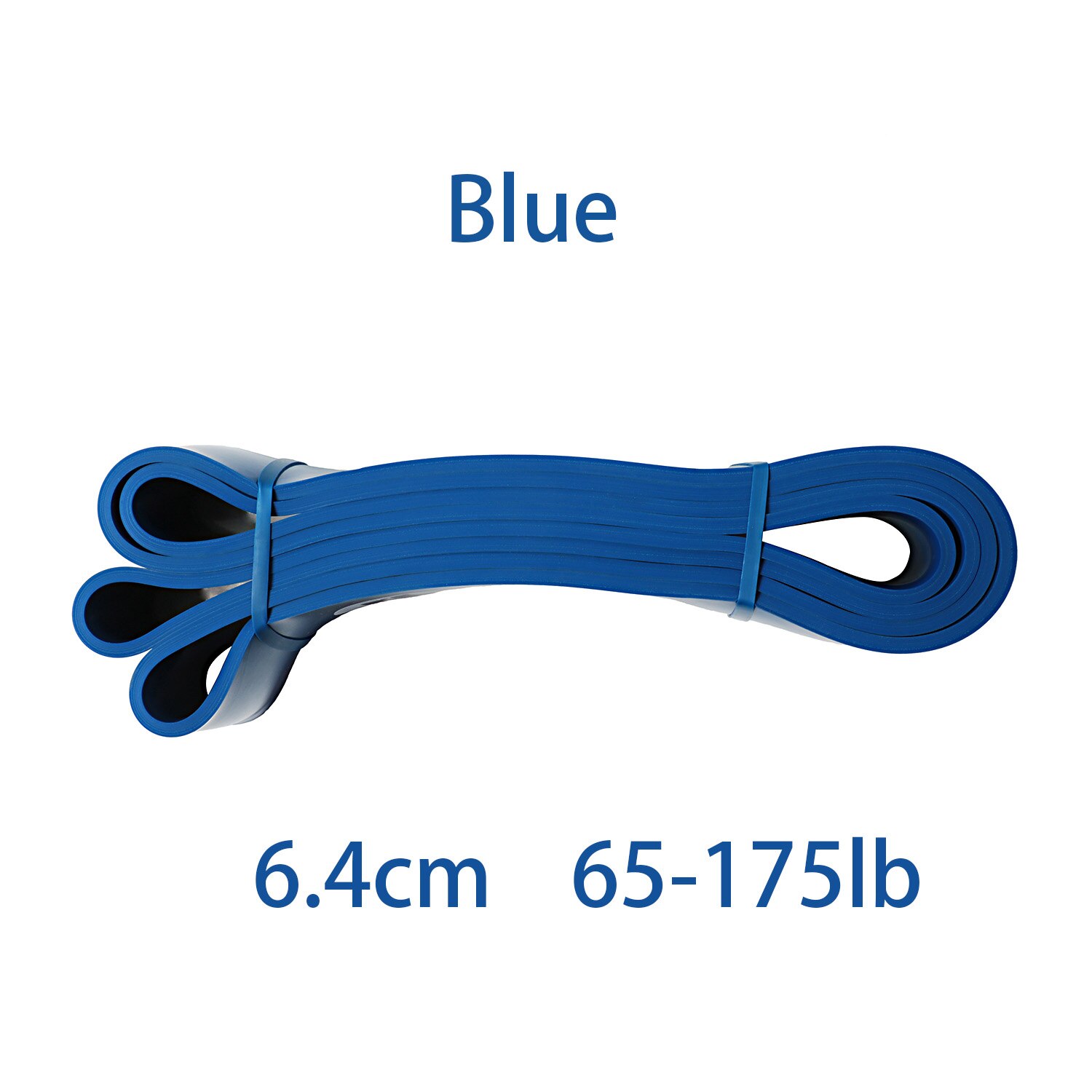 Bandas de asistencia para tirar hacia arriba, banda de resistencia al estiramiento, banda de movilidad, Powerlifting, entrenamiento duradero, expansor de bucle de tirar hacia arriba para ejercicio de 208cm: Azul