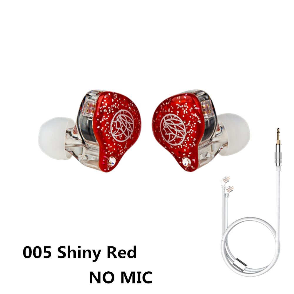 Auriculares TFZ LIVE 1 2DD In Ear Monitor HIFI auriculares deportivos para correr, Unidad de grafeno, Cable desmontable S2 PRO KING LTD LIVE 2: 005 Shiny Red